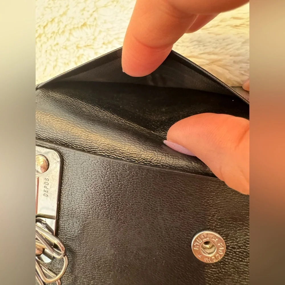 Gucci Unisex Leather Wallet Keyholder - Vintage - EUC